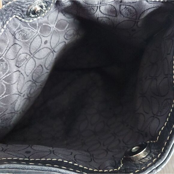 Fossil Black Pebbled Leather Bag - Picture 8 of 10
